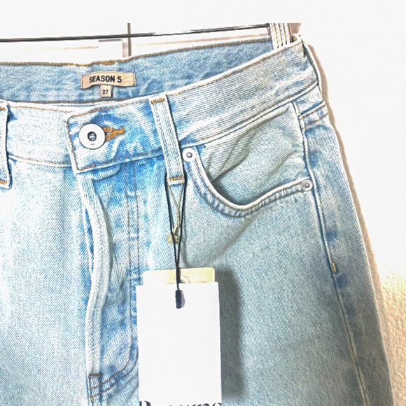 Yeezy Season 5 Faded Indigo Jeans 🎾 - Picture 4 of 4